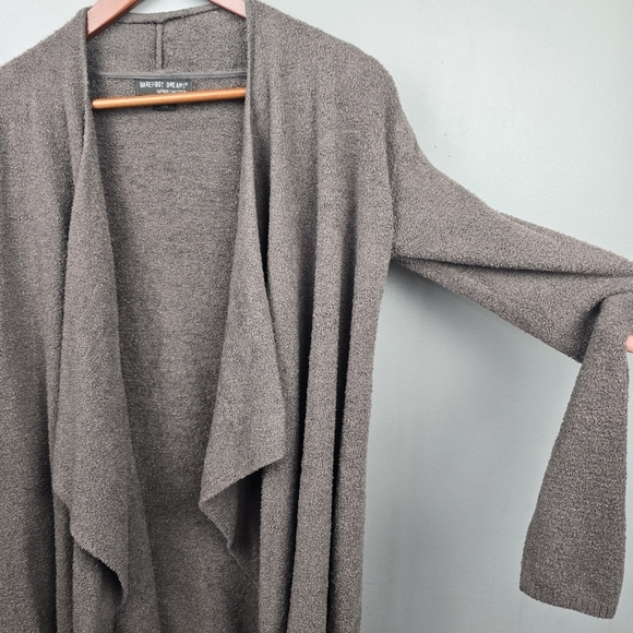 BAREFOOT DREAMS Bamboo Blend‎ Cozychic Lite Calypso Wrap Brown Womens Size S/M - Picture 4 of 12